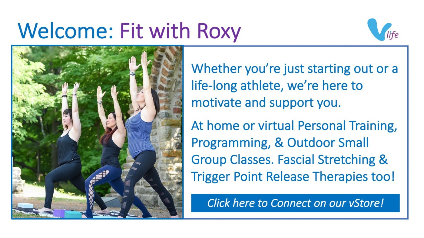 New vStore Welcome Fit with Roxy info poster
