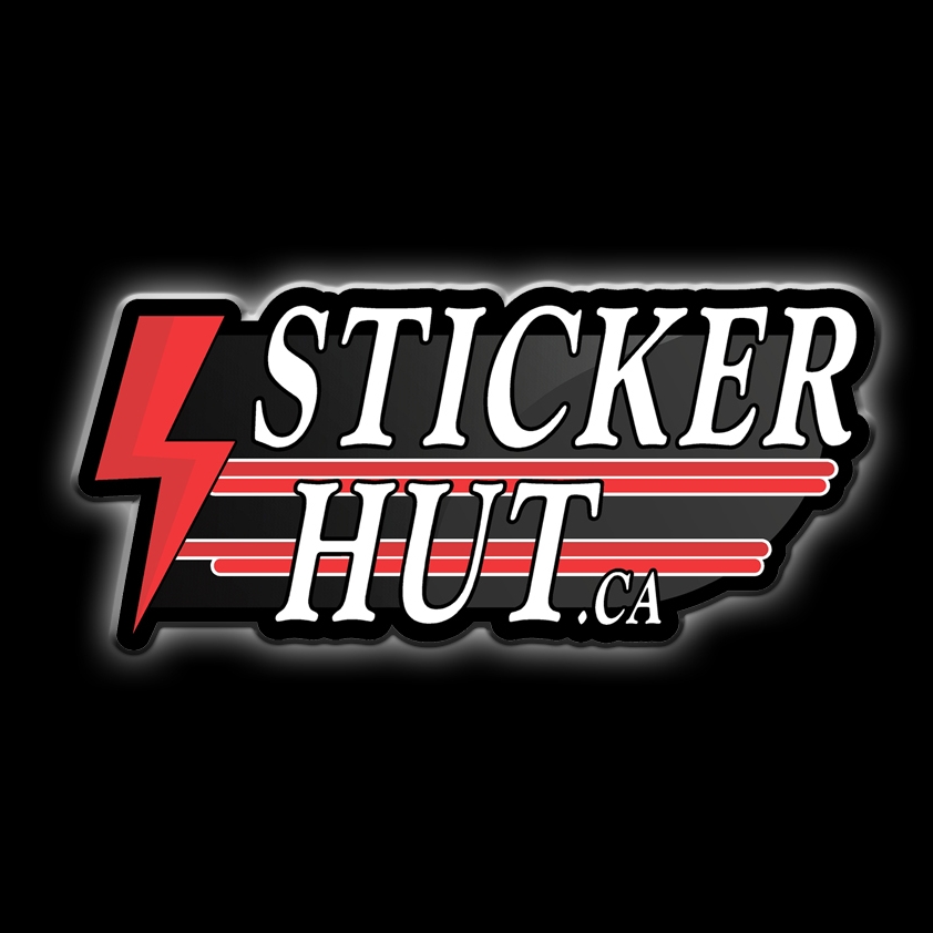 vStore Sticker Hut logo custom stickers and signs