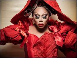 RuPaul as the Queen of Hearts
