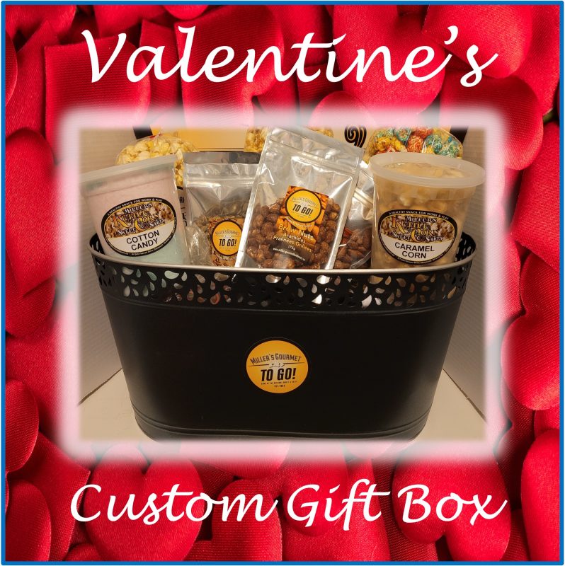 vStore Feature image Miller's Gourmet Kettle Corn Valentines Gift Box 2022