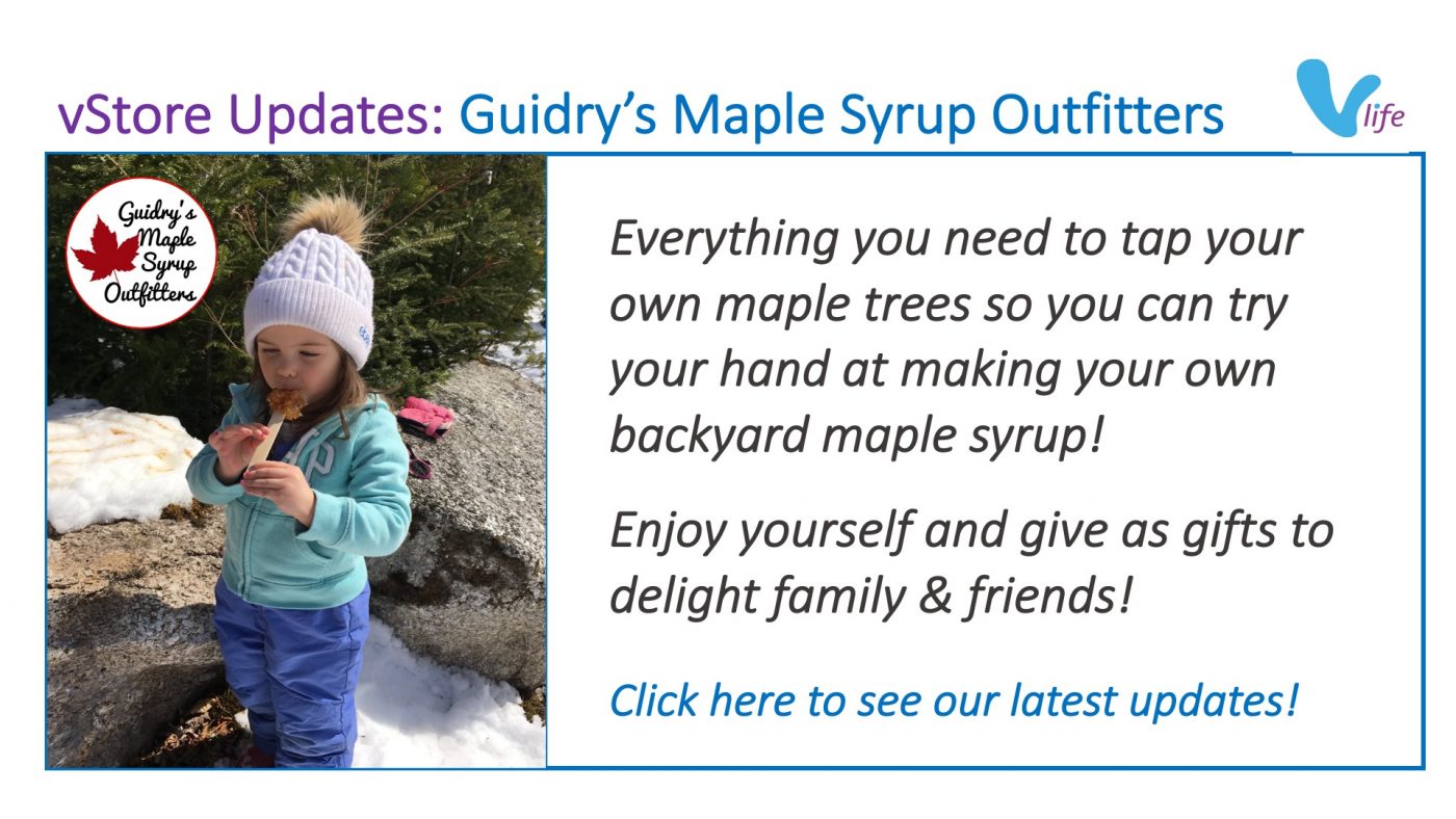 vStore Updates Graphic Guidry's Maple Syrup Outfitters