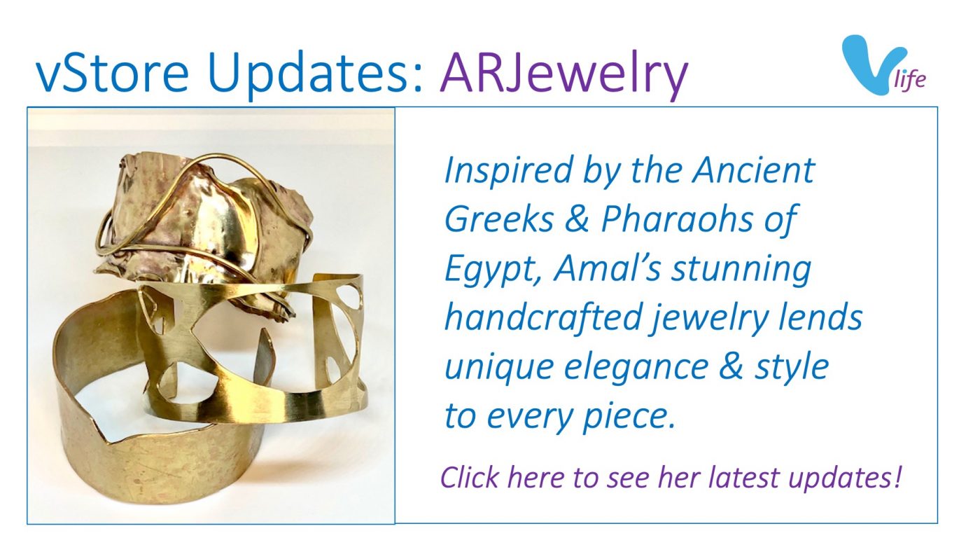 vStore Updates featured image ARJewelry handcrafted jewelry