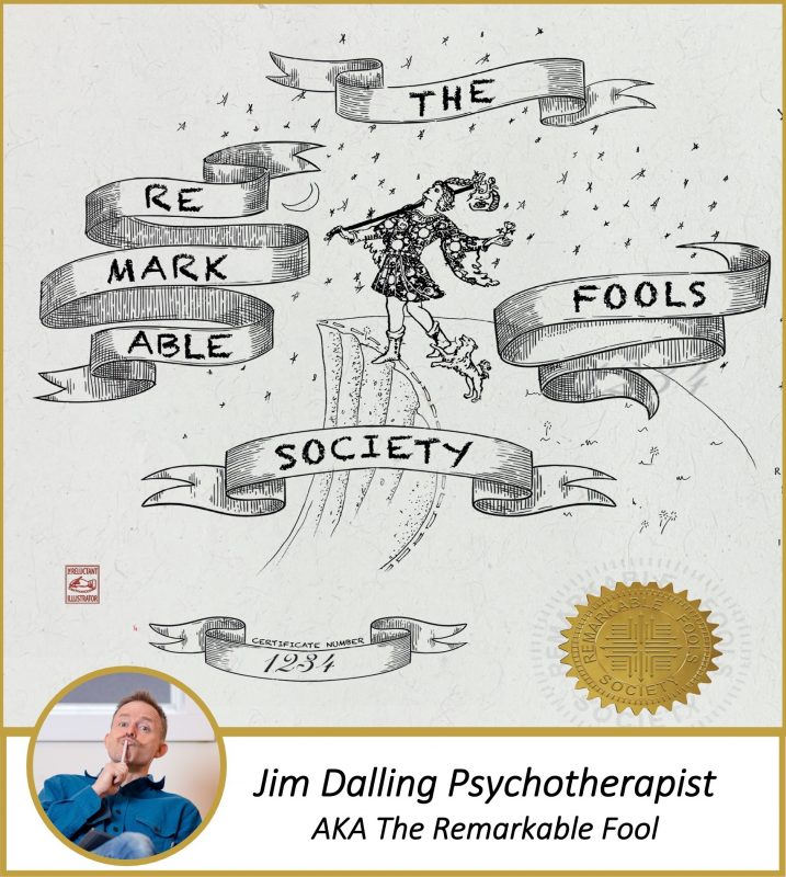 vStore feature image Jim Dalling Psychotherapist Remarkable Fools Certificate