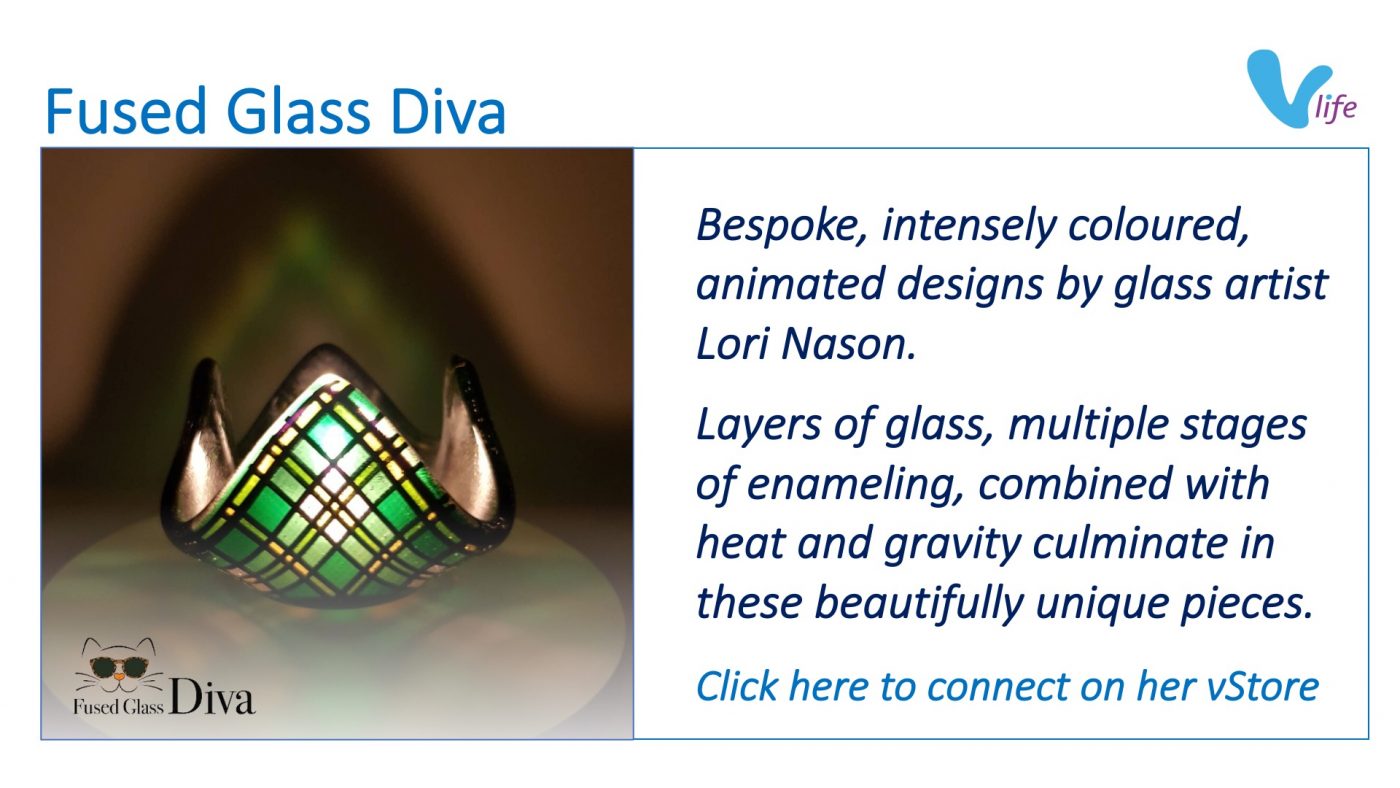 vStore Graphic Fused Glass Diva Nov 2022