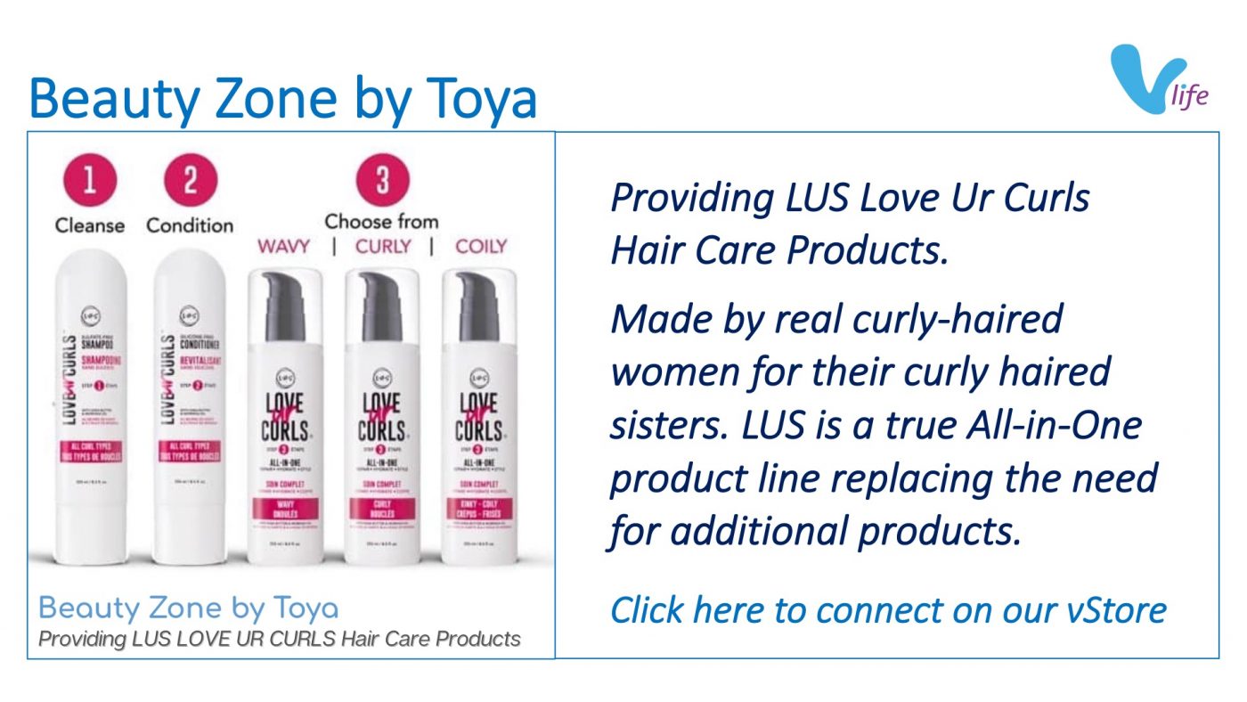 LUS Love Ur Curls Hair Care Product Line at Beauty Zone by Toya