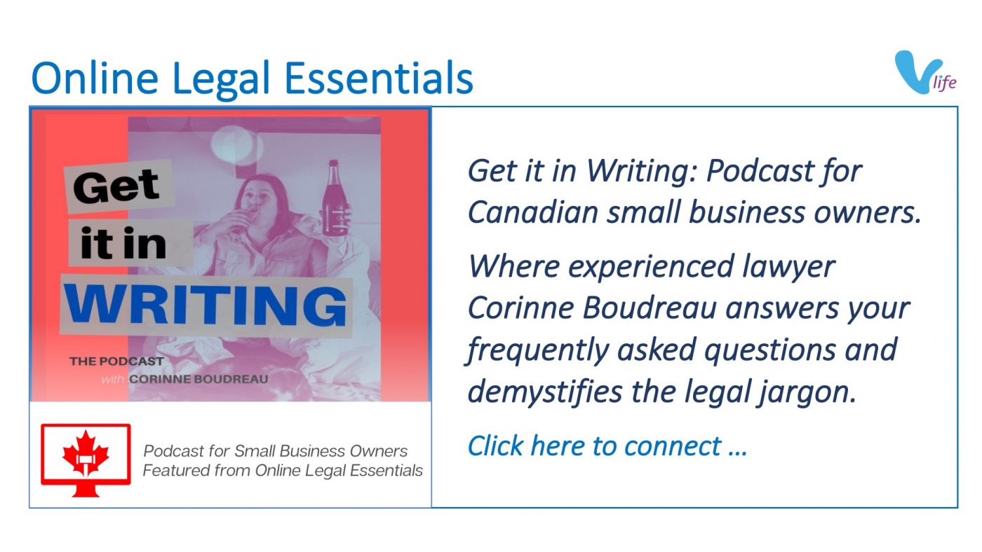 vStore graphic Online Legal Essentials Featured Provider Podcast May 2023