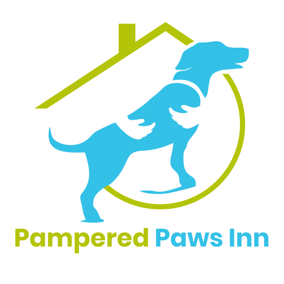 Pampered Paws Inn Dog Care Logo