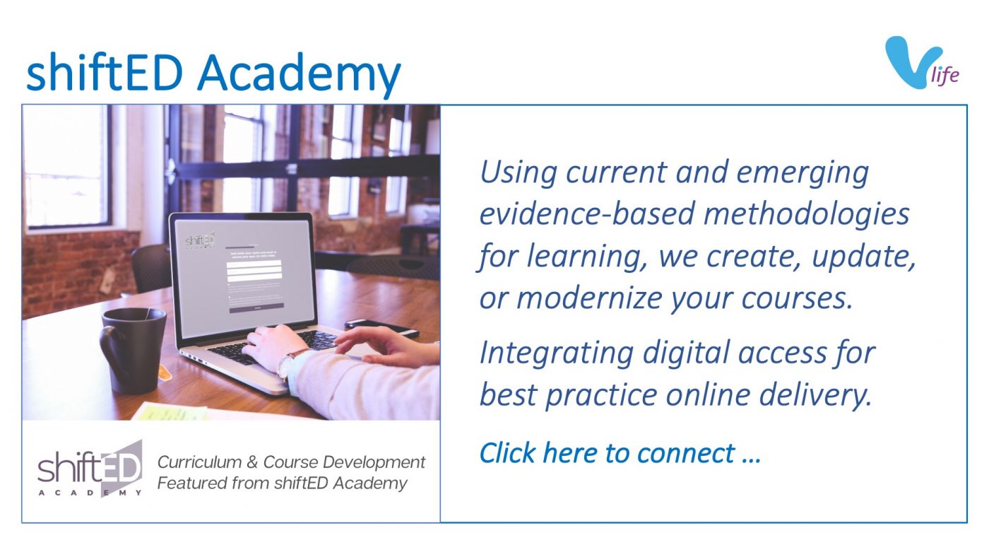 vStore graphic shiftED Academy Featured Curriculum and Course Development Jul 2023