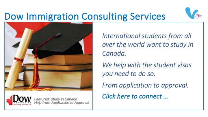 Graphic Dow Immigration Consulting Featured Study in Canada Aug 2023