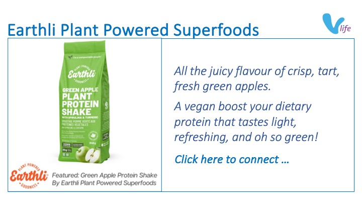 Graphic Featured Earthli Plant Powered Superfoods Green Apple Plant Protein Shake Aug 2023