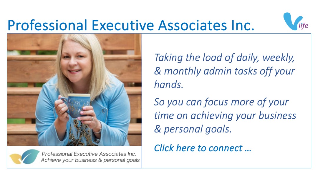 SL graphic Professional Executive Associates Inc. Featured General Executive Assistant Services PEAS 2023