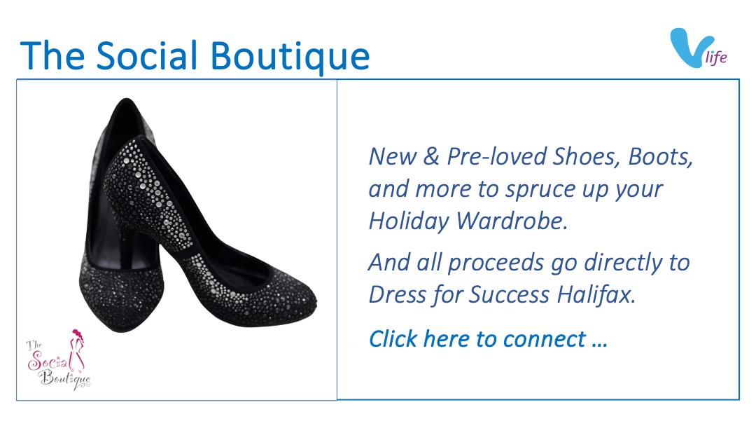 SL graphic The Social Boutique Featured New and Pre-loved Shoes and Boots Dec 2023. Preloved Clothing