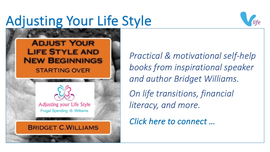 SL graphic Adjusting Your Life Style Featured Self Help Books Feb 2024. Financial Literacy
